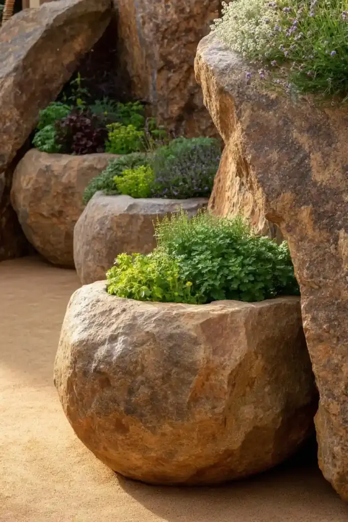 Boulder Planters