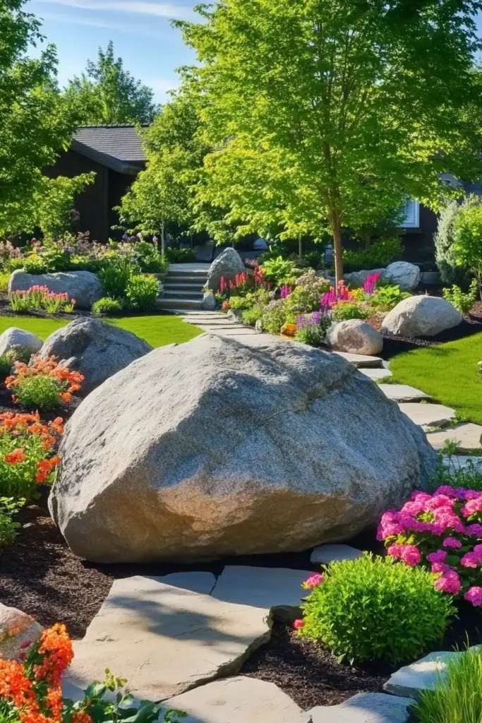 Incorporating Large Stones and Boulders into the Landscape