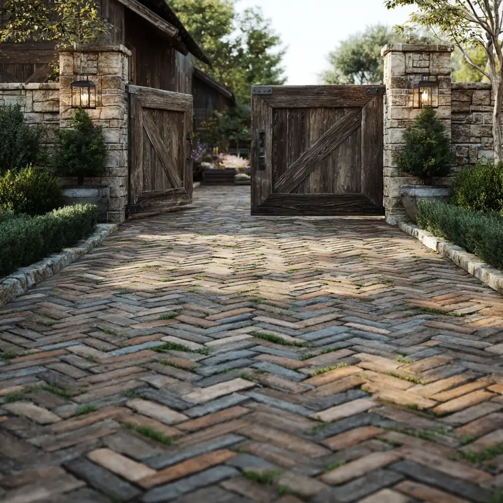  Paver Driveway Entry Landscaping Ideas