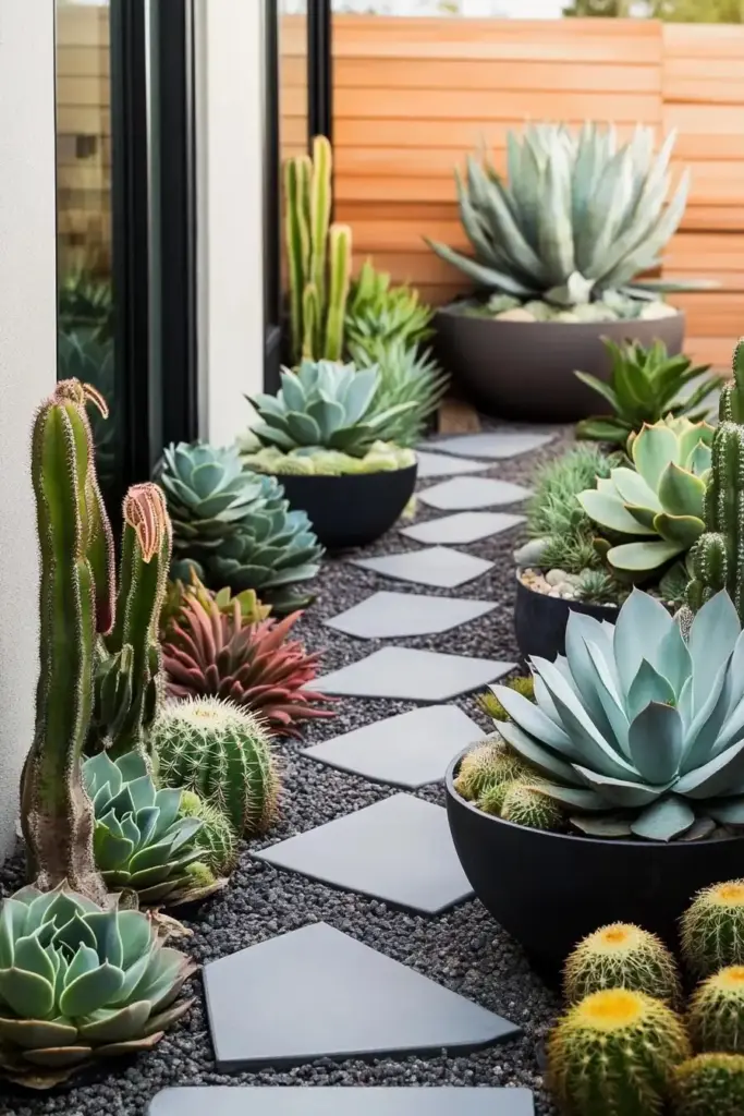 Using Succulents and Cacti for a Low-Maintenance and Modern Look