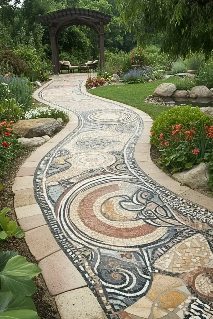 Crafting Your Own Mosaic Walkway