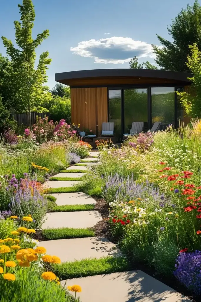 Incorporating a Small Meadow or Wildflower Garden