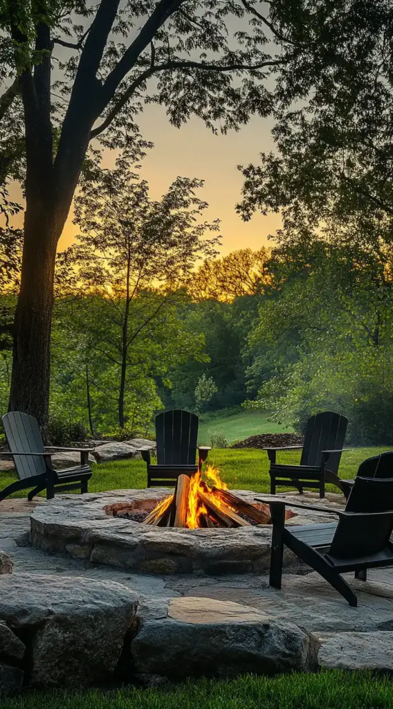 Farmhouse Firepit Oasis