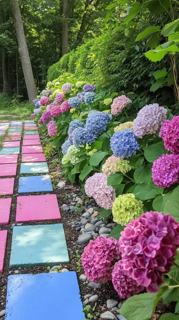 Bold Color Block Garden