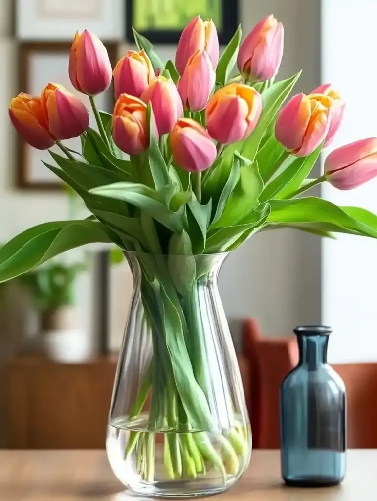 Inverted Tulip Arrangement