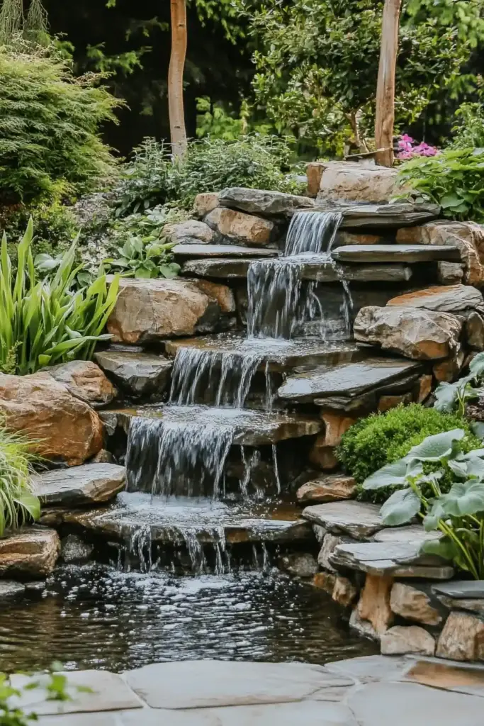 Cascading Waterfall Oasis