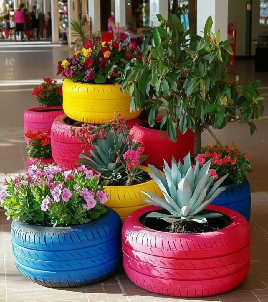 Tire Planters