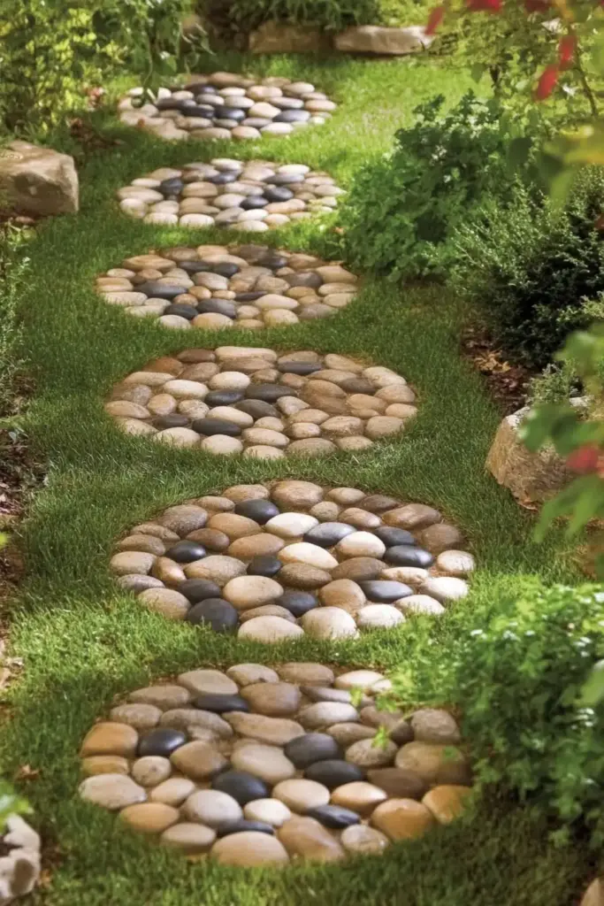 Curved Stone Layout