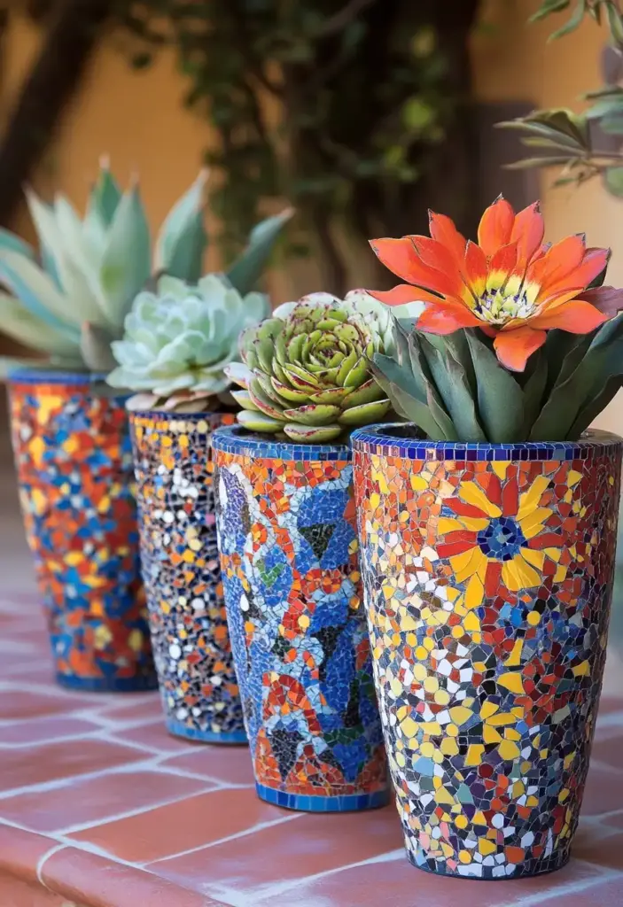 Mosaic Planters
