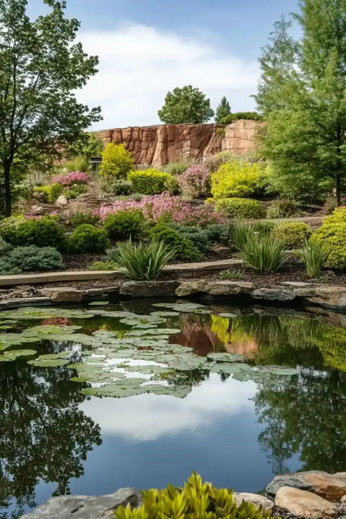 Reflective Pond Paradise