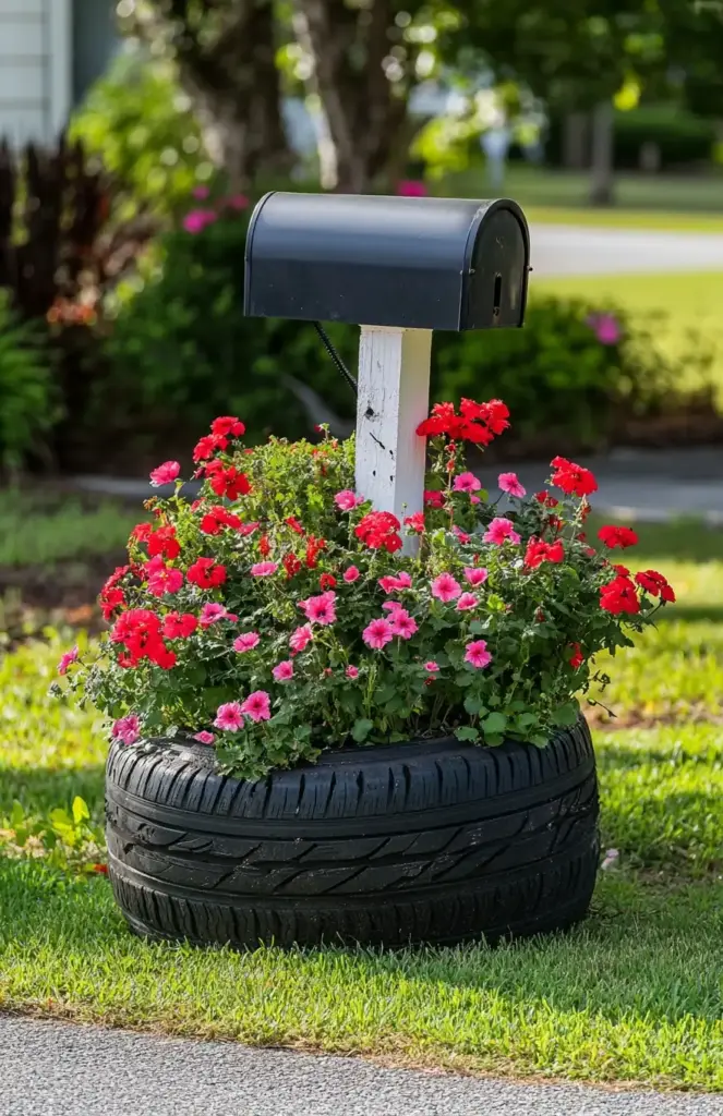 Tire Idea for Mail Box