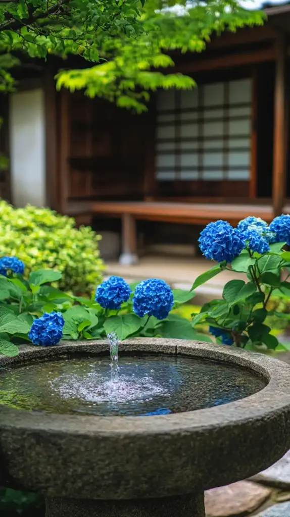Zen-Inspired Hydrangea Retreat