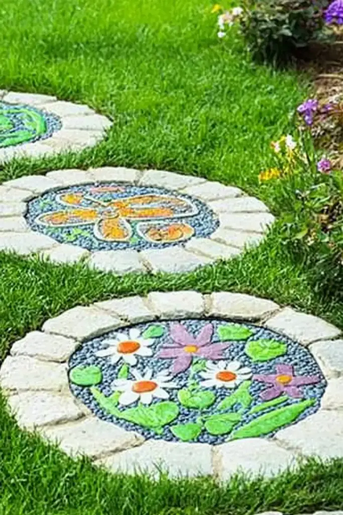 Flagstone with Gravel Fill