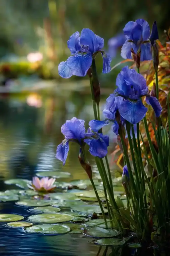 Blue Iris Water Feature