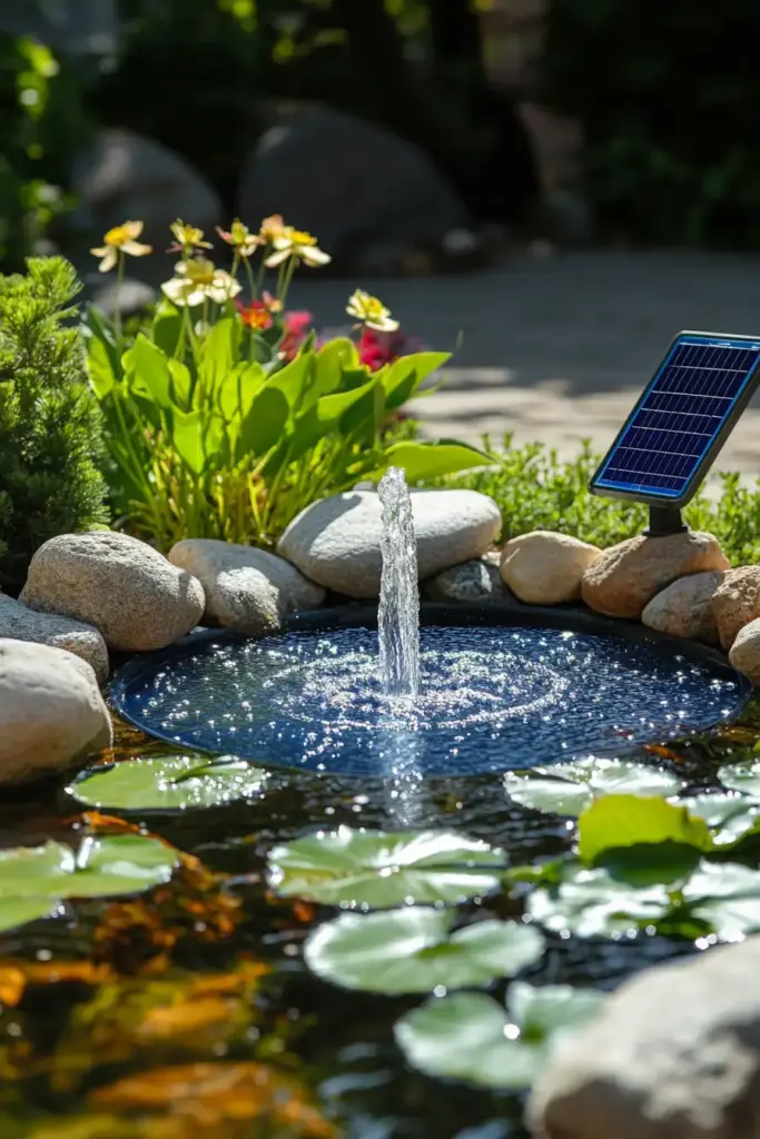 Solar-Powered Pond