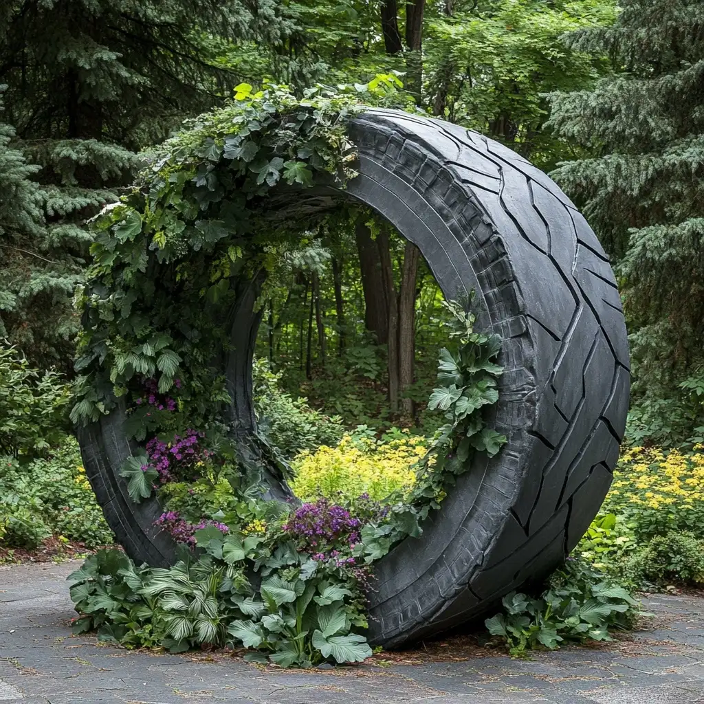 Tire Herb Spiral