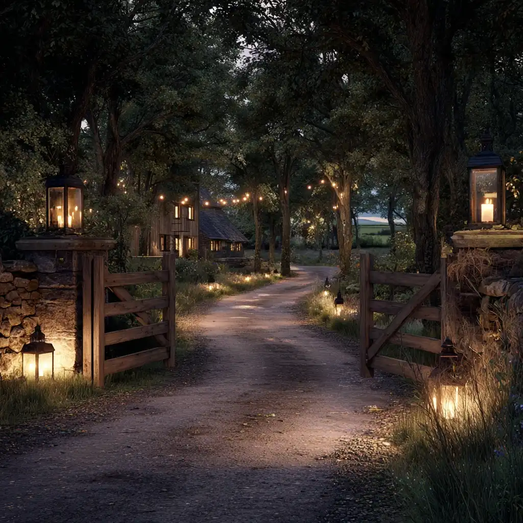  Illuminated Driveway Entries