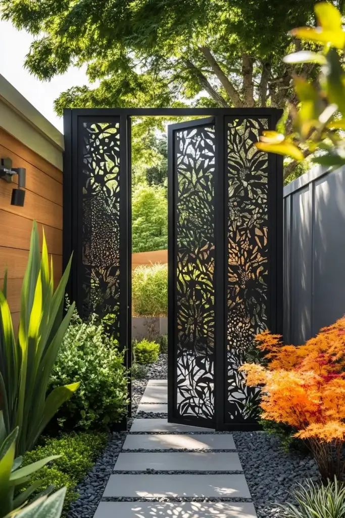 Using Decorative Screens and Panels for Added Privacy