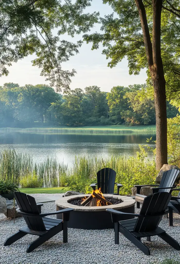 Dusk by the Fire