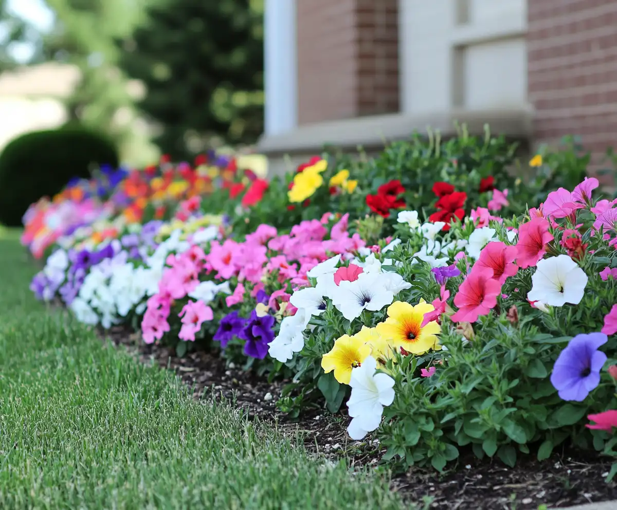 15 Simple Flower Bed Ideas For Front Of House
