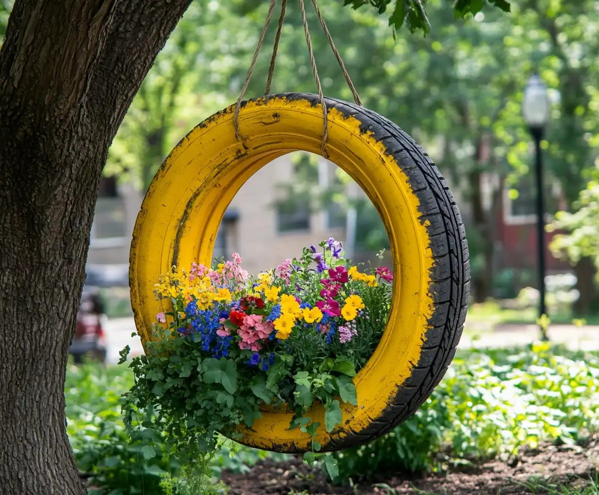 17 Stunning Tire Garden Ideas That Will Blow Your Mind