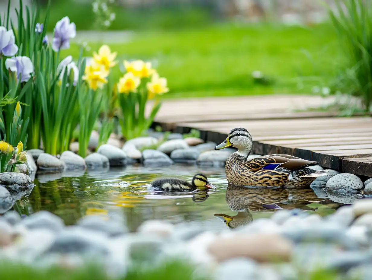 backyard pond