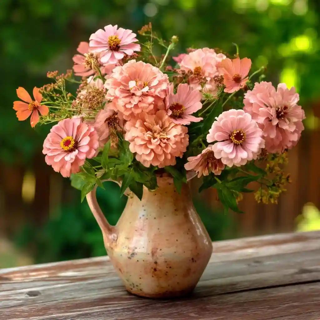 Designing with Zinnias: Expert Tips for Lush Floral Arrangements 6 Choose Double-Flowering Varieties