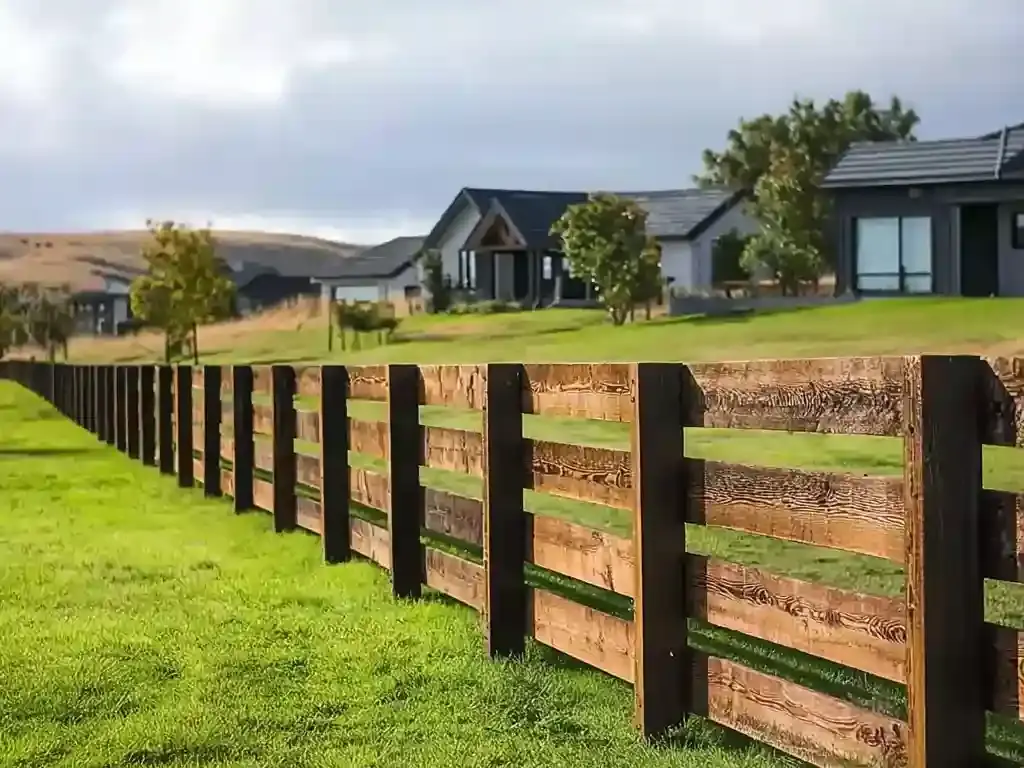 4-Rail Horse Fence