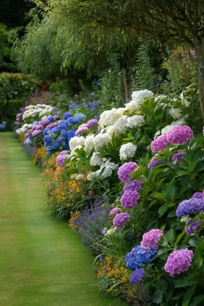 Hydrangea Border Garden