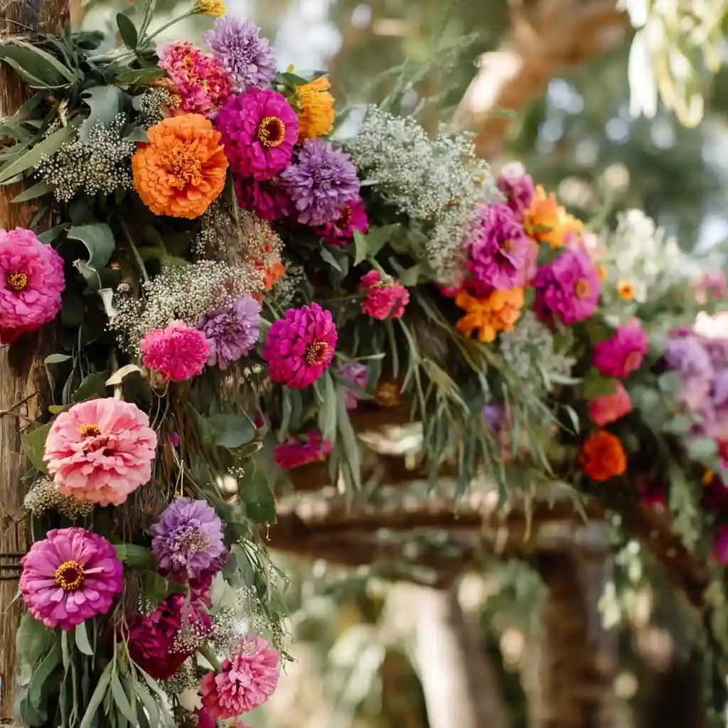 Vibrant Garden Archway
