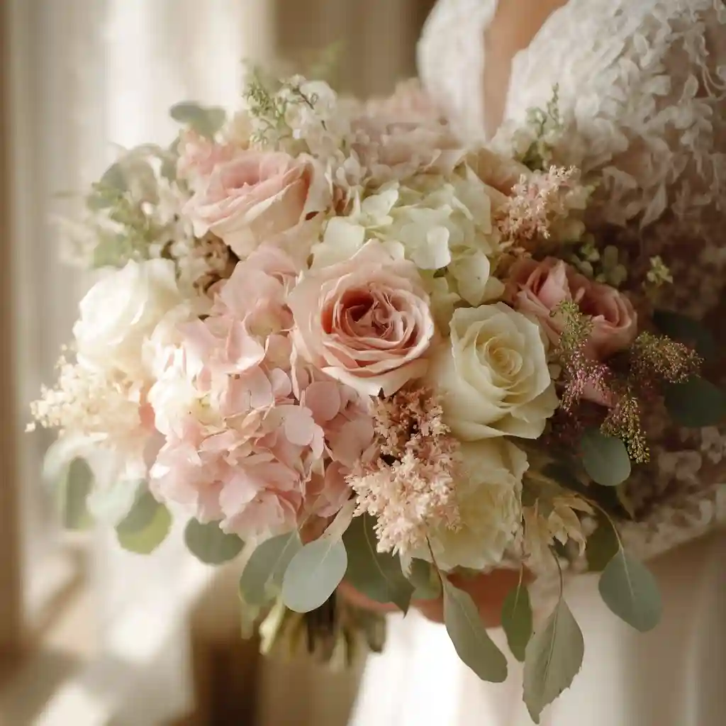Soft Hydrangea Cluster