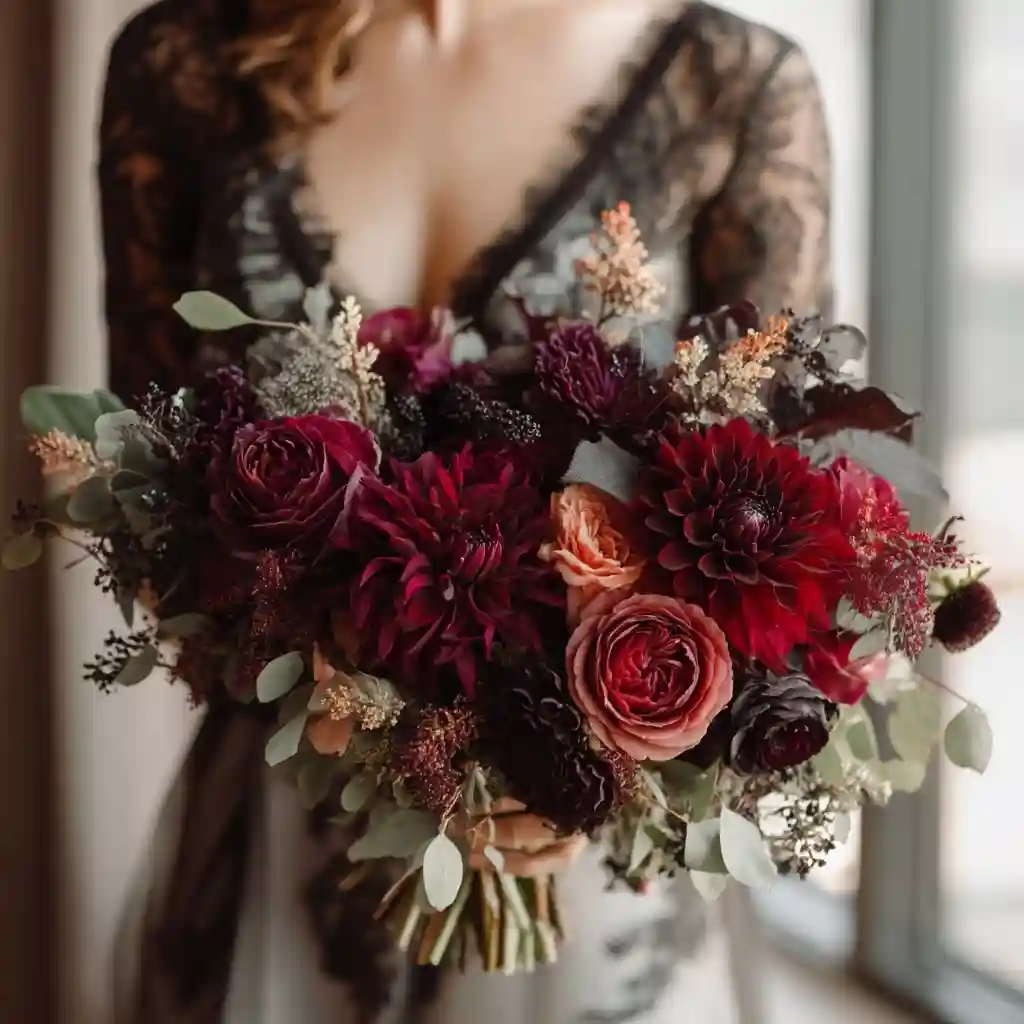 Deep Burgundy Accents