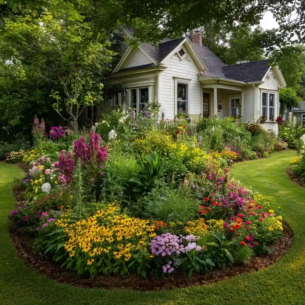 Create a Wavy Flower Bed