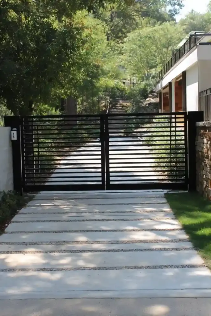 Black Metal Gate