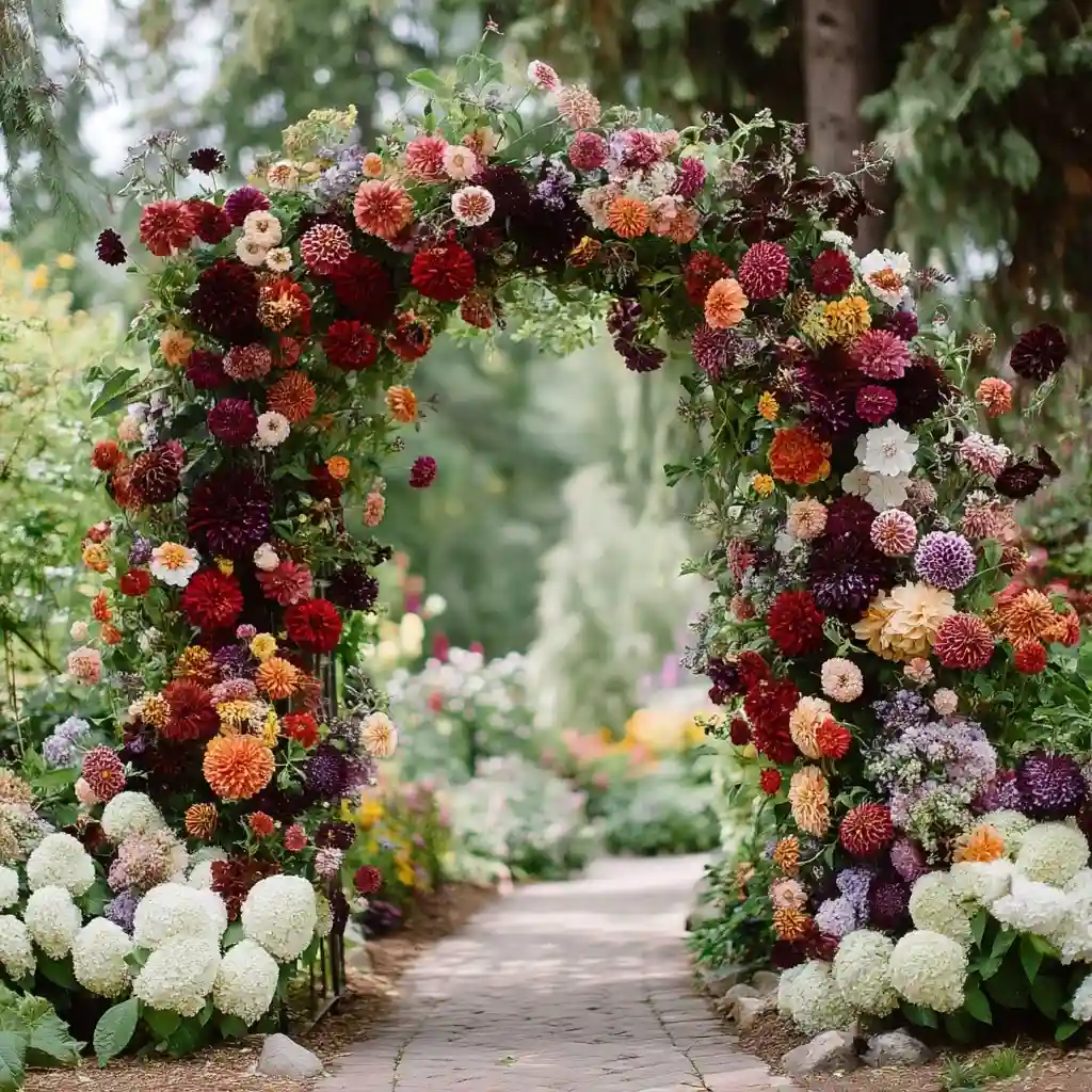 Bold Floral Arch