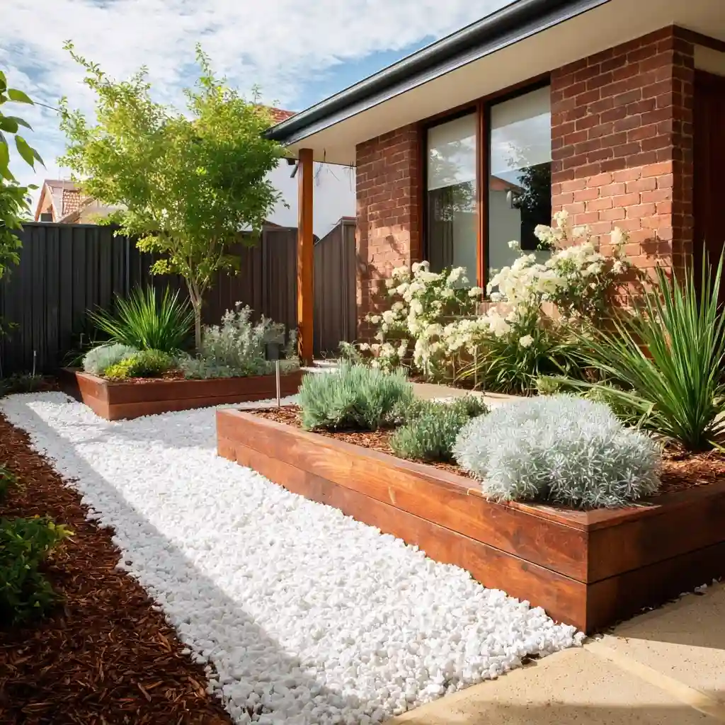 White Stone Mulching