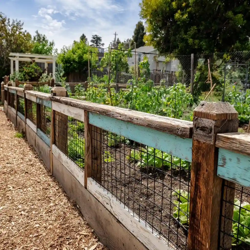 DIY Garden Fence