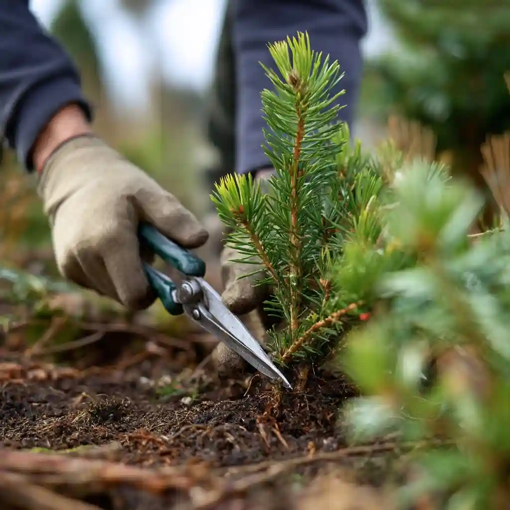 Pruning & Shaping Young Pines 