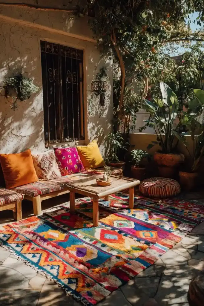  Enhance with Outdoor Rugs