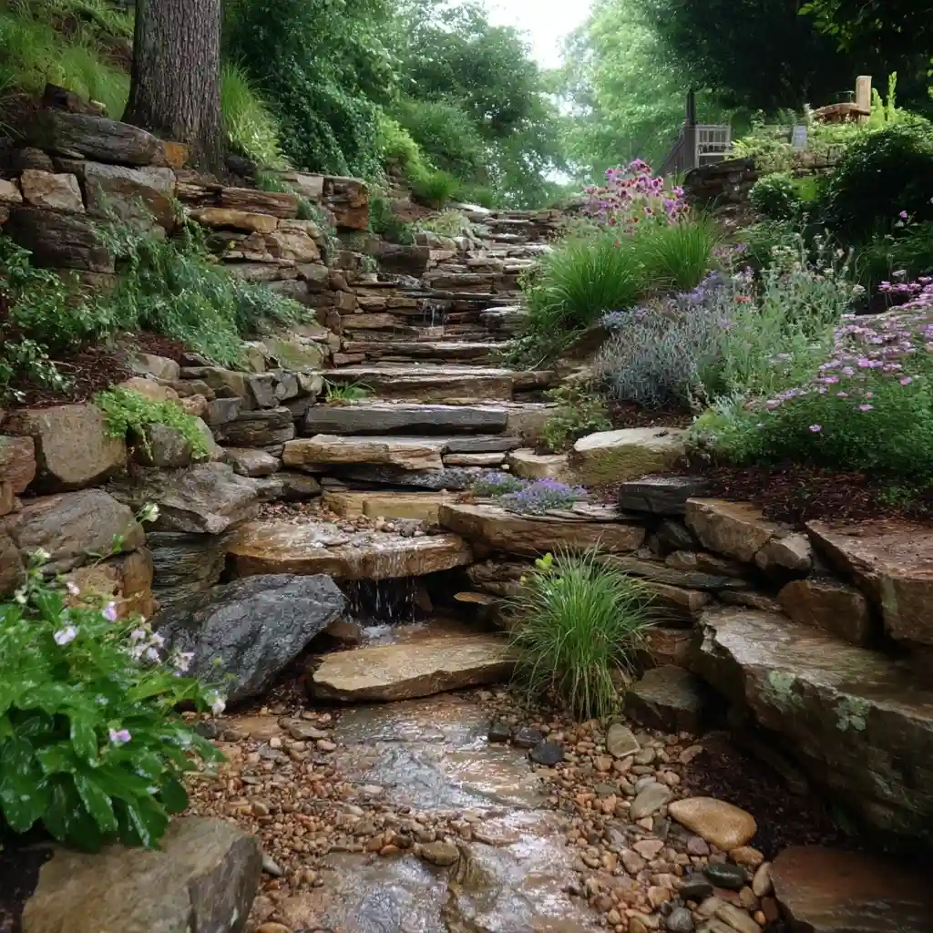 Multi-Level Creek Bed