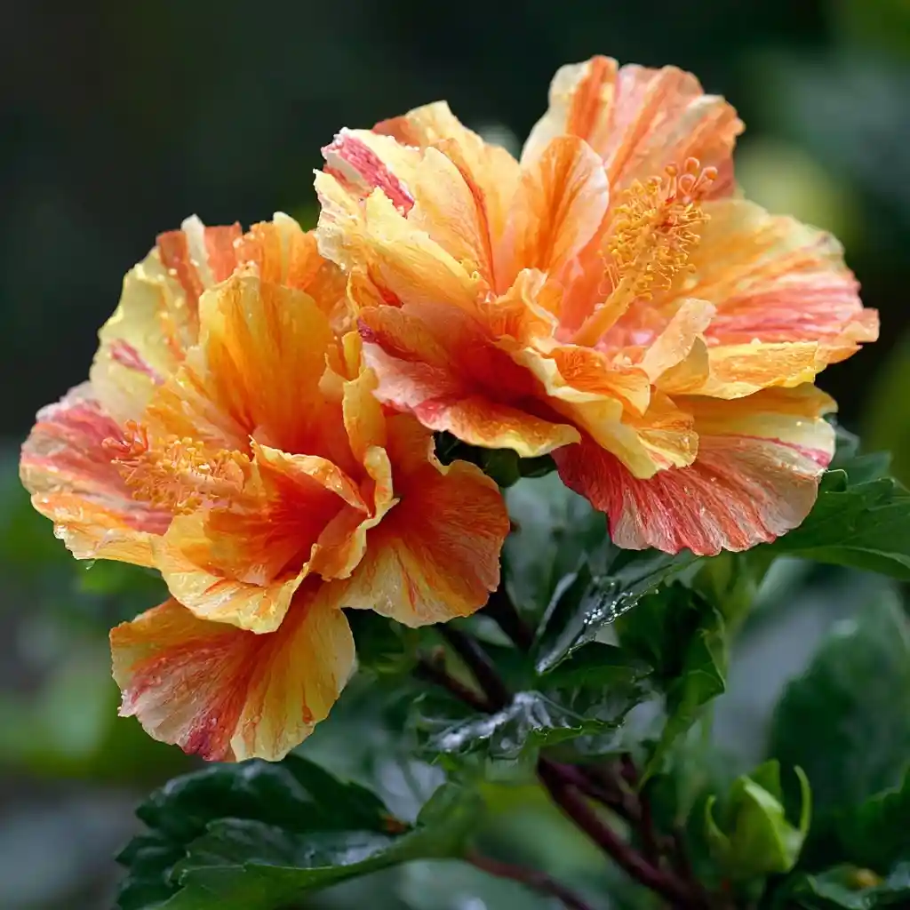  Hibiscus 'Flameball'
