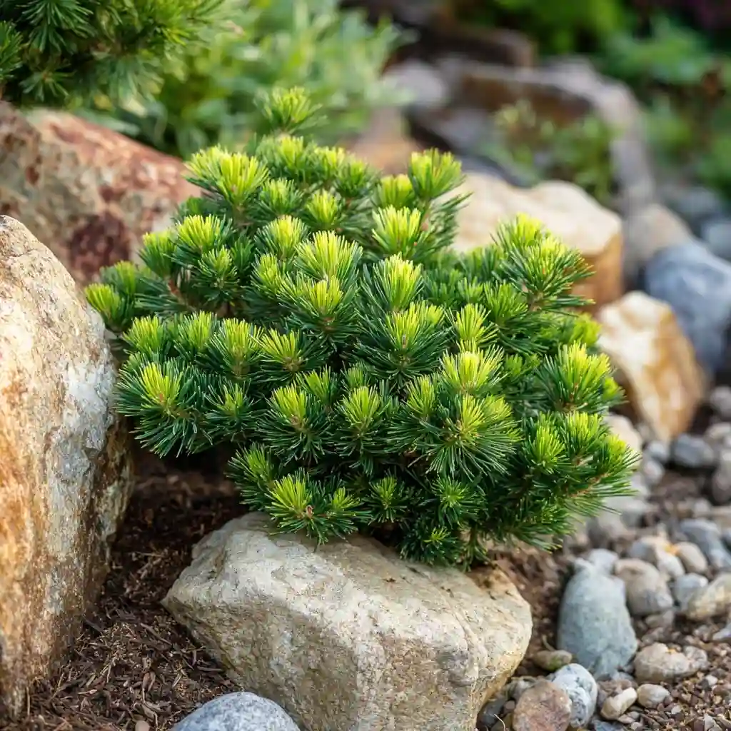 Dwarf Mugo Pine (Pinus mugo ‘Mops’)