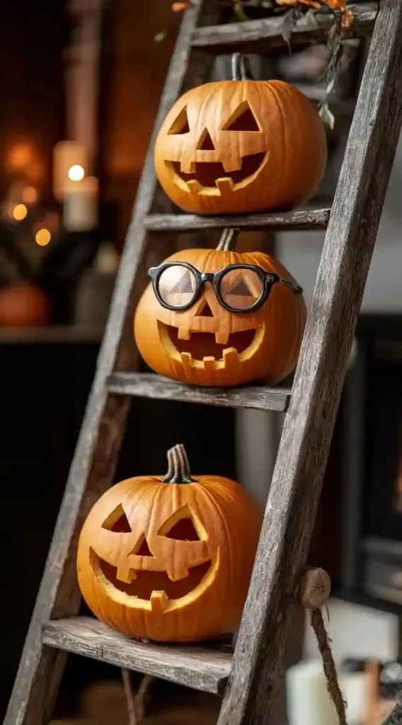 Fall Porch Decorating Ideas with Pumpkins