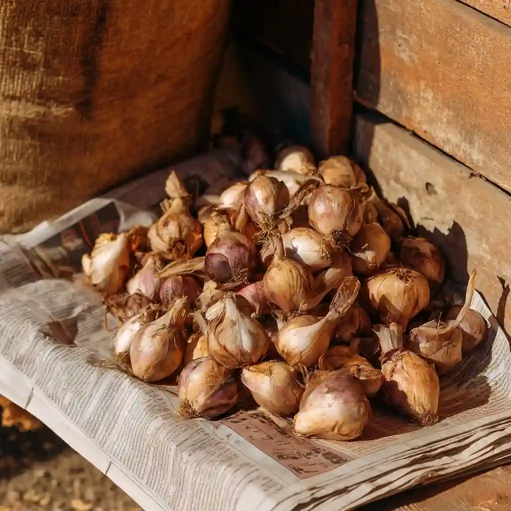 Storing Corms for the Next Year