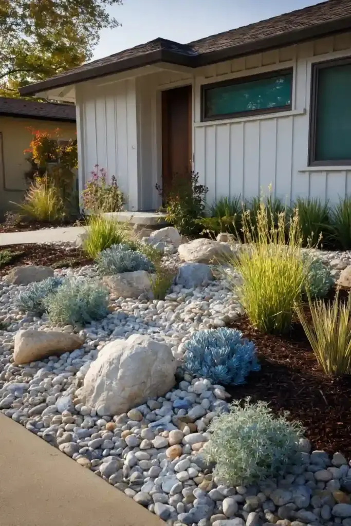 Replace Your Mulch with Decorative Gravel or Pebbles
