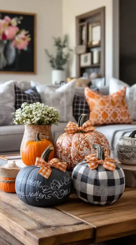 Pumpkins Decorating Ideas No Carve