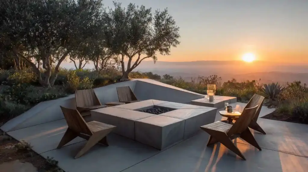 Sunset Views and Olive Trees