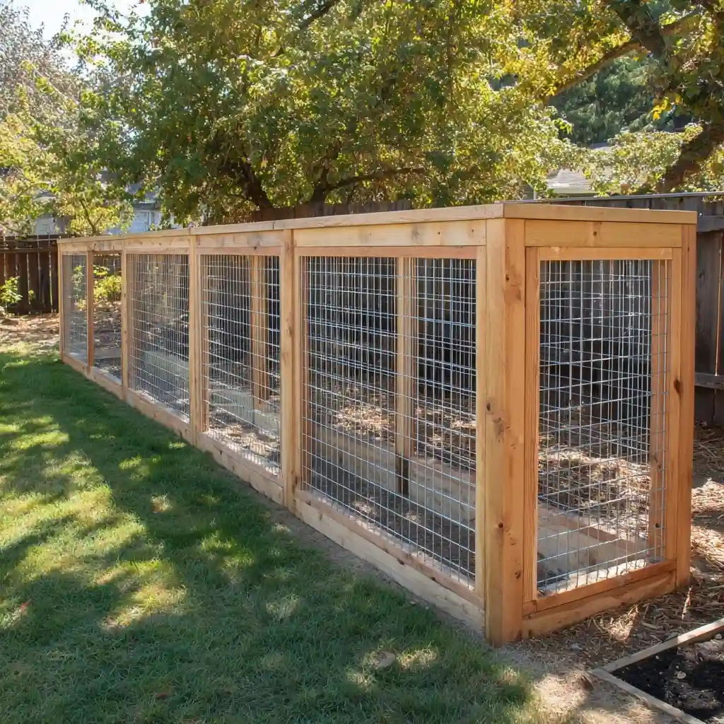 Wood Frame Wire Fence
