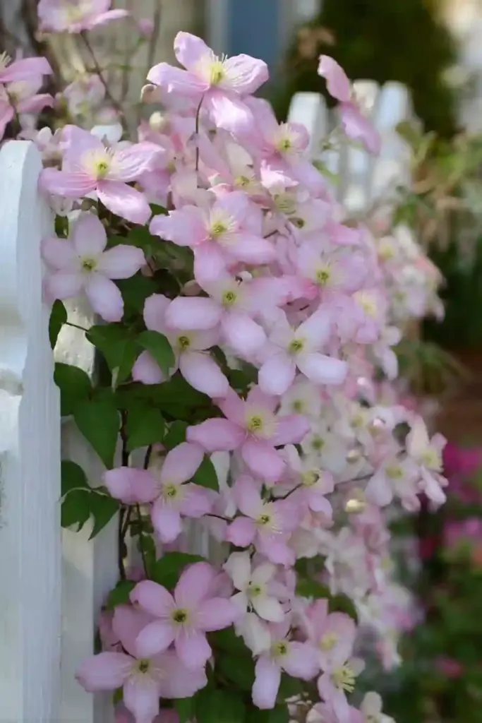 Pink Anemone Clematis