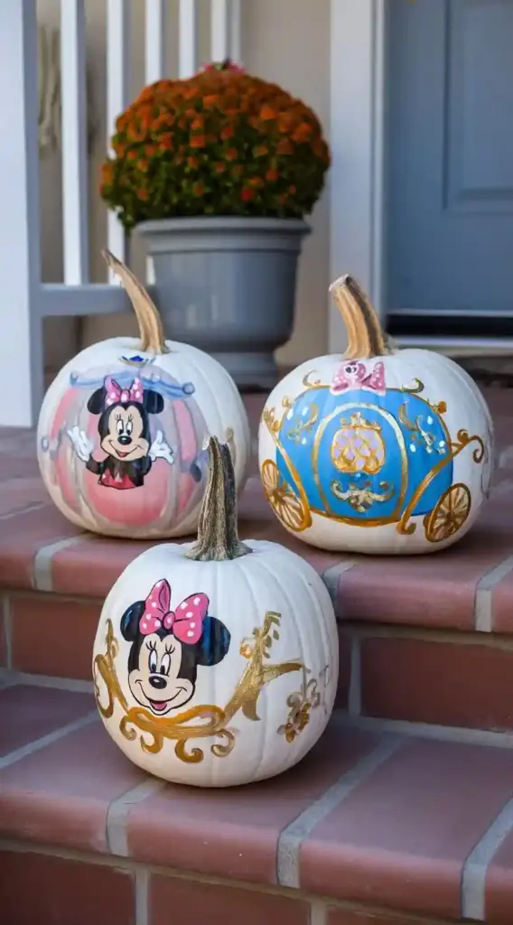 Disney-Themed Pumpkins Decorating Ideas